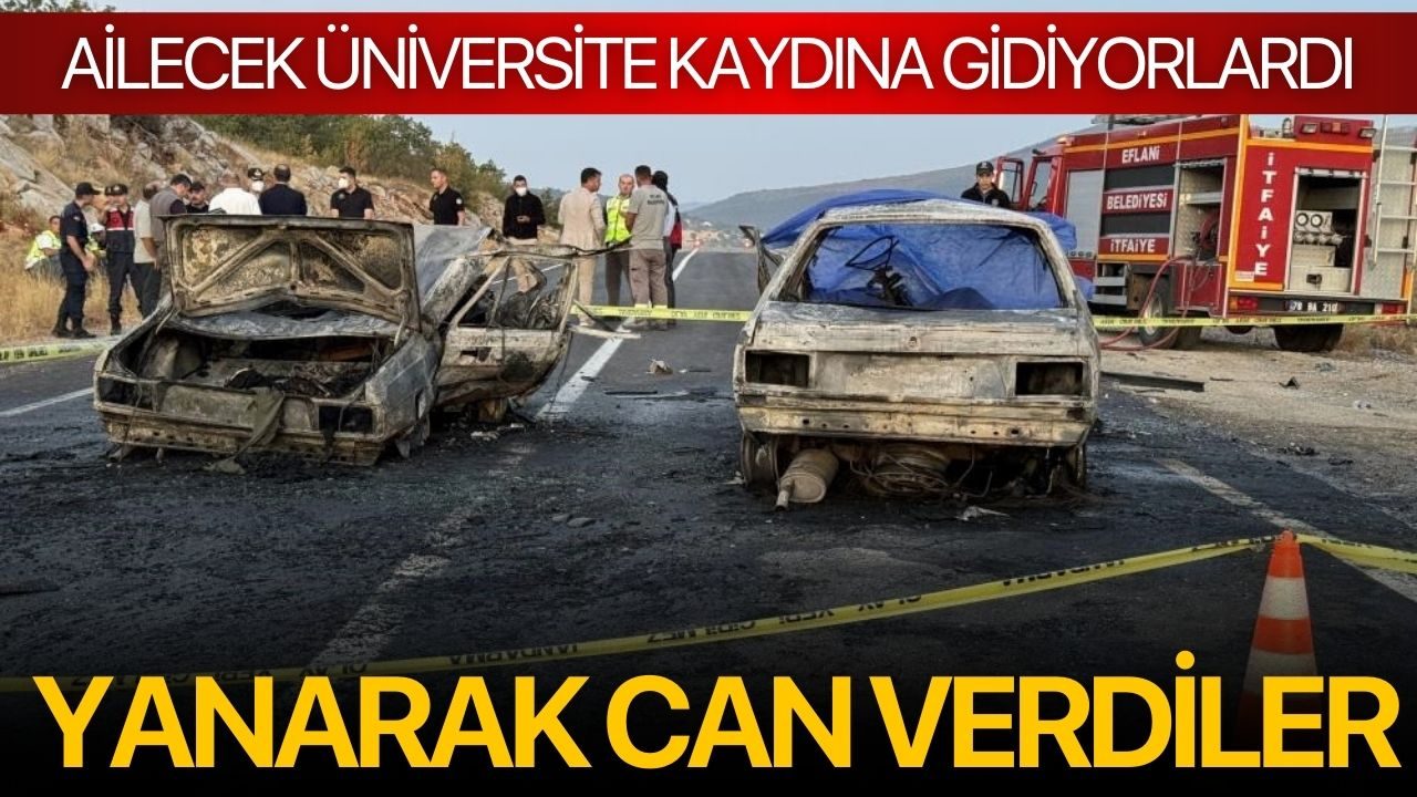 Ailecek üniversite kaydına gidiyorlardı: Yanarak can verdiler