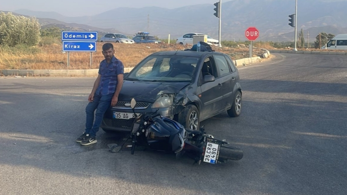 Komşu ilçede kaza: 1 yaralı