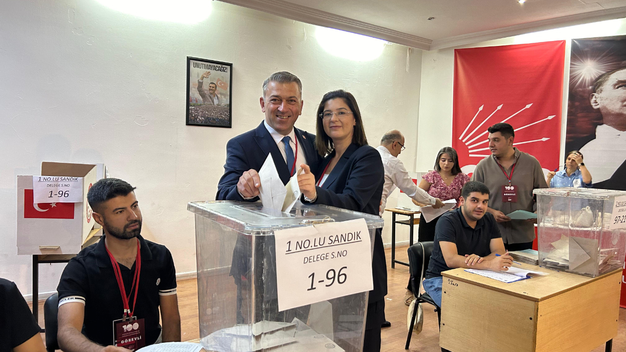 CHP Turgutlu'da oy kullanma işlemi devam ediyor
