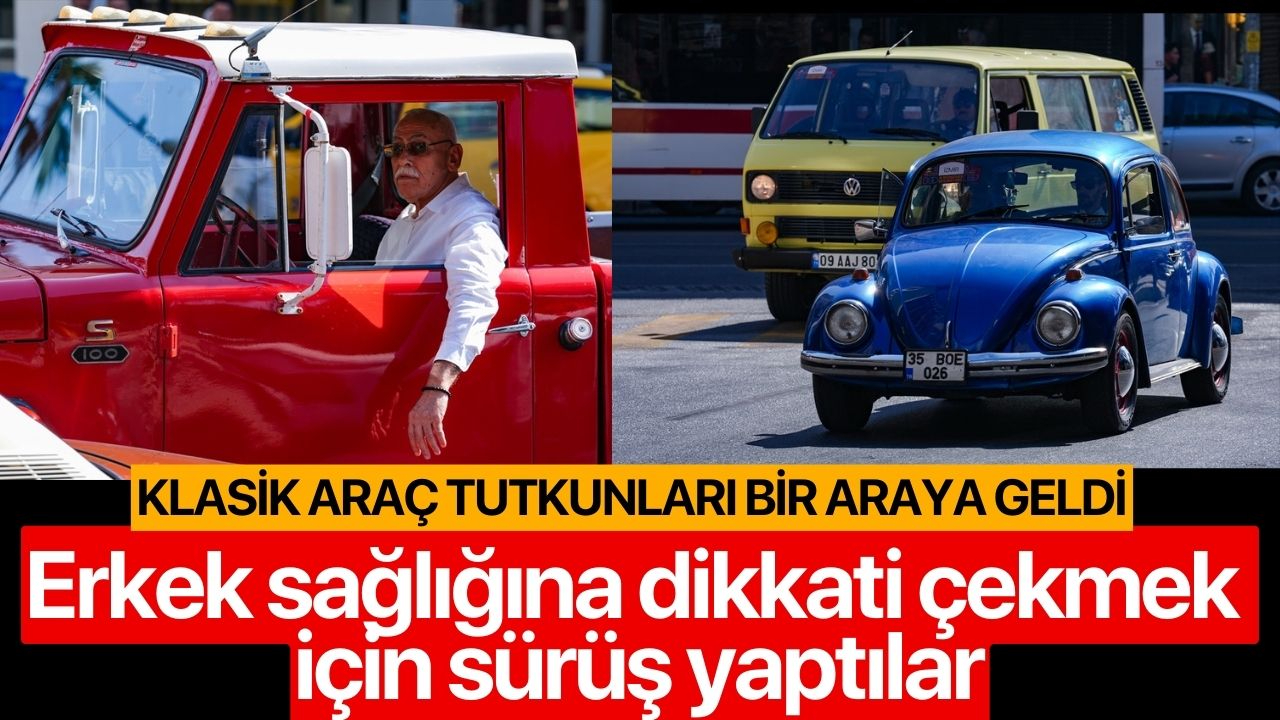 Erkek sağlığına dikkati çekmek için sürüş yaptılar!