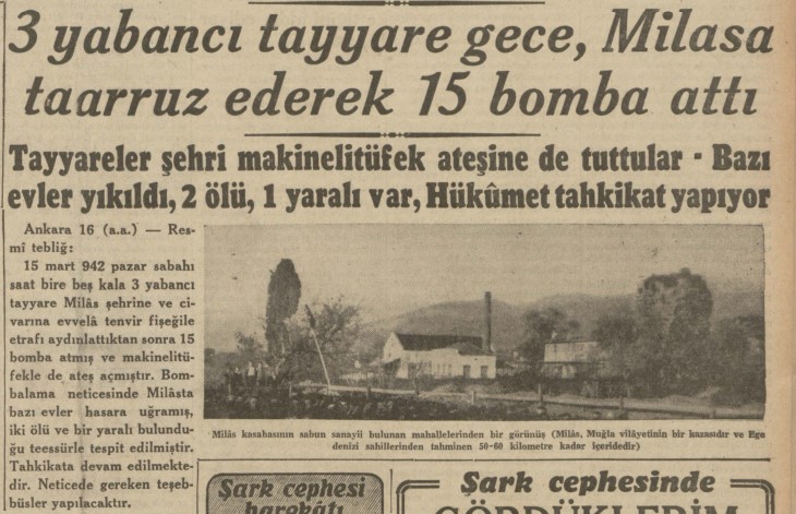 İKİNCİ DÜNYA SAVAŞI’NDA BOMBALANAN TÜRK ŞEHRİ