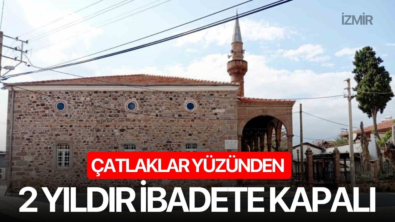 Çatlaklar yüzünden 2 yıldır ibadete kapalı