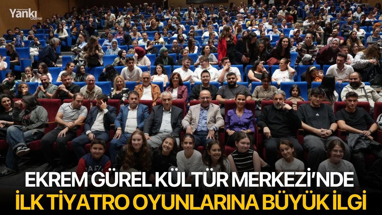 Ekrem Gürel Kültür Merkezi’nde İlk Tiyatro Oyunlarına Büyük İlgi