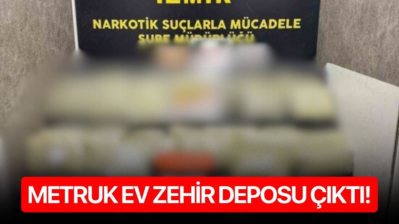 Metruk ev zehir deposu çıktı!