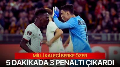 Milli Kaleci Berke Özer 5 Dakikada 3 Penaltı Kurtardı