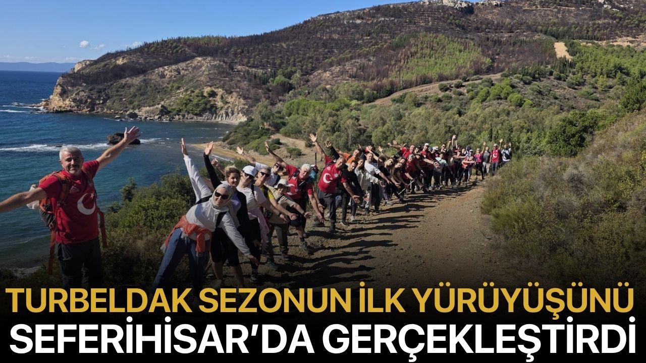 TURBELDAK sezonun ilk yürüyüşünü Seferihisar’da gerçekleştirdi