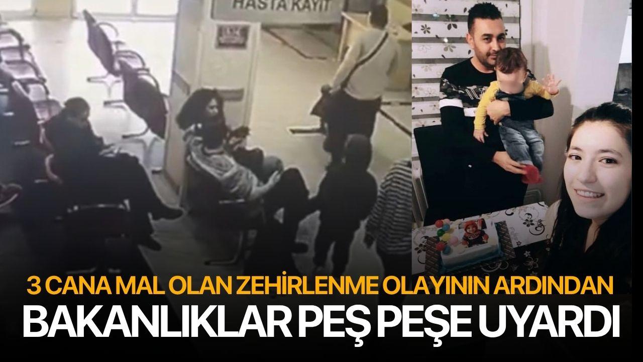 3 kişinin hayatını kaybettiği olayın ardından, bakanlıklar peş peşe uyardı