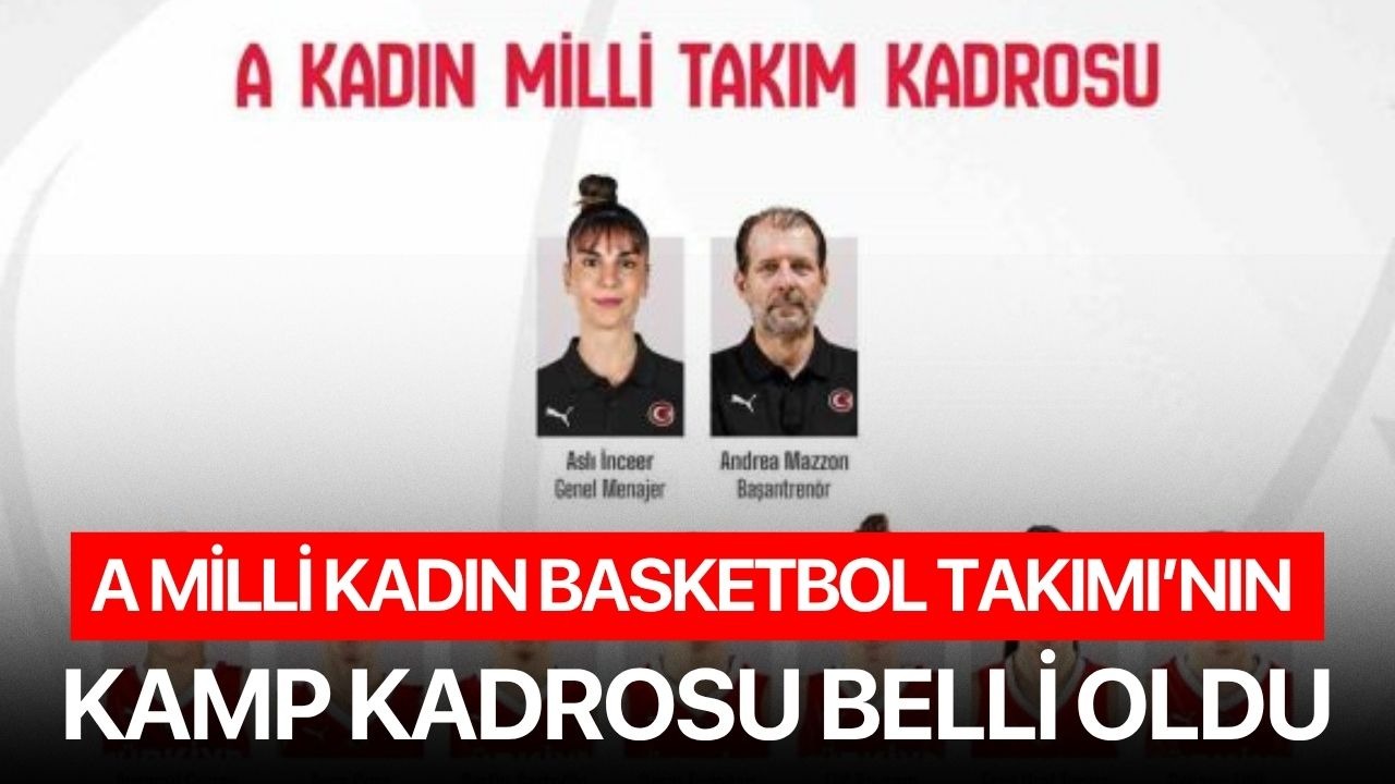 A Milli Kadın Basketbol Takımı’nın kamp kadrosu belli oldu