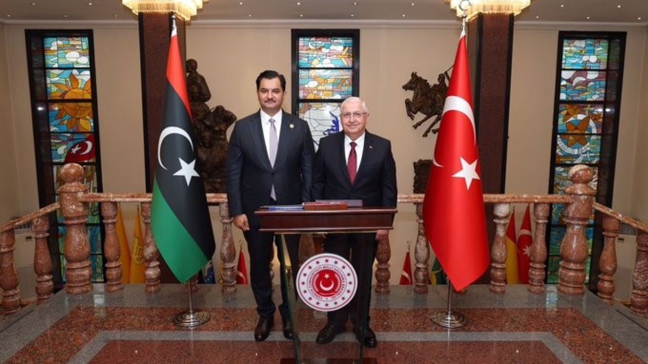 Bakan Güler, Libya Ulusal Ordusu Genel Komutan Yardımcısı Hafter’i kabul etti