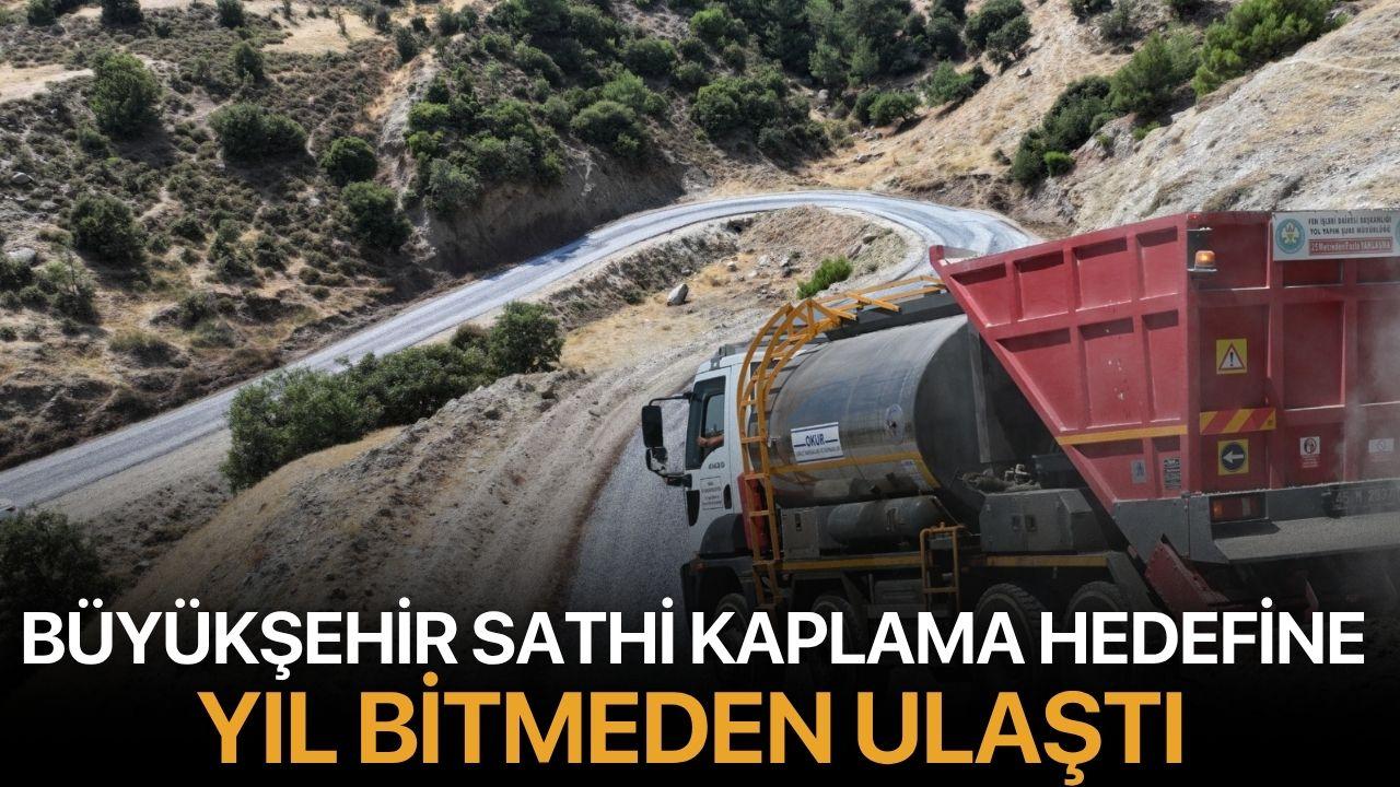 Büyükşehir, Sathi Kaplama Hedefine Yıl Bitmeden Ulaştı