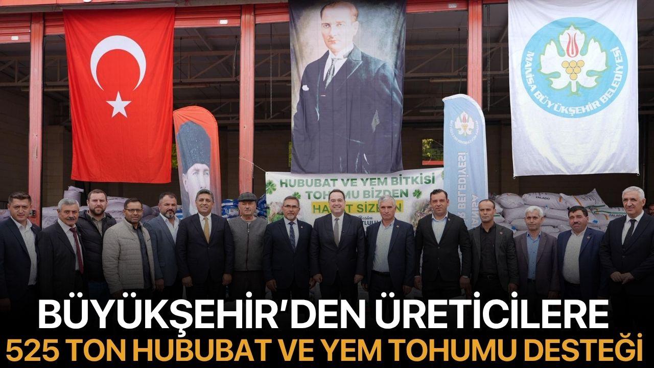 Büyükşehir’den Üreticilere 525 Ton Hububat ve Yem Tohumu Desteği