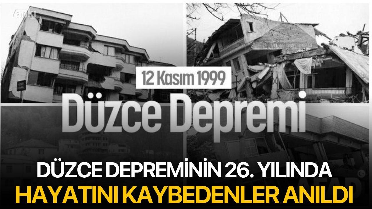 Düzce Depreminin 26. Yılında Hayatını Kaybedenler Anıldı