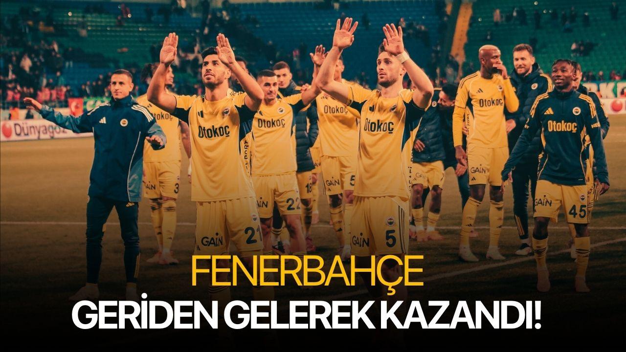 Fenerbahçe geriden gelerek kazandı! 2-5