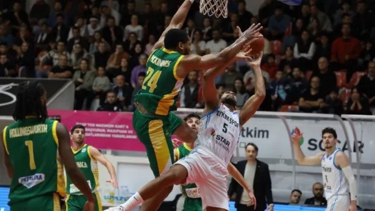 FIBA Avrupa Kupası: Aliağa Petkimspor: 101 - AEK Larnaca: 58