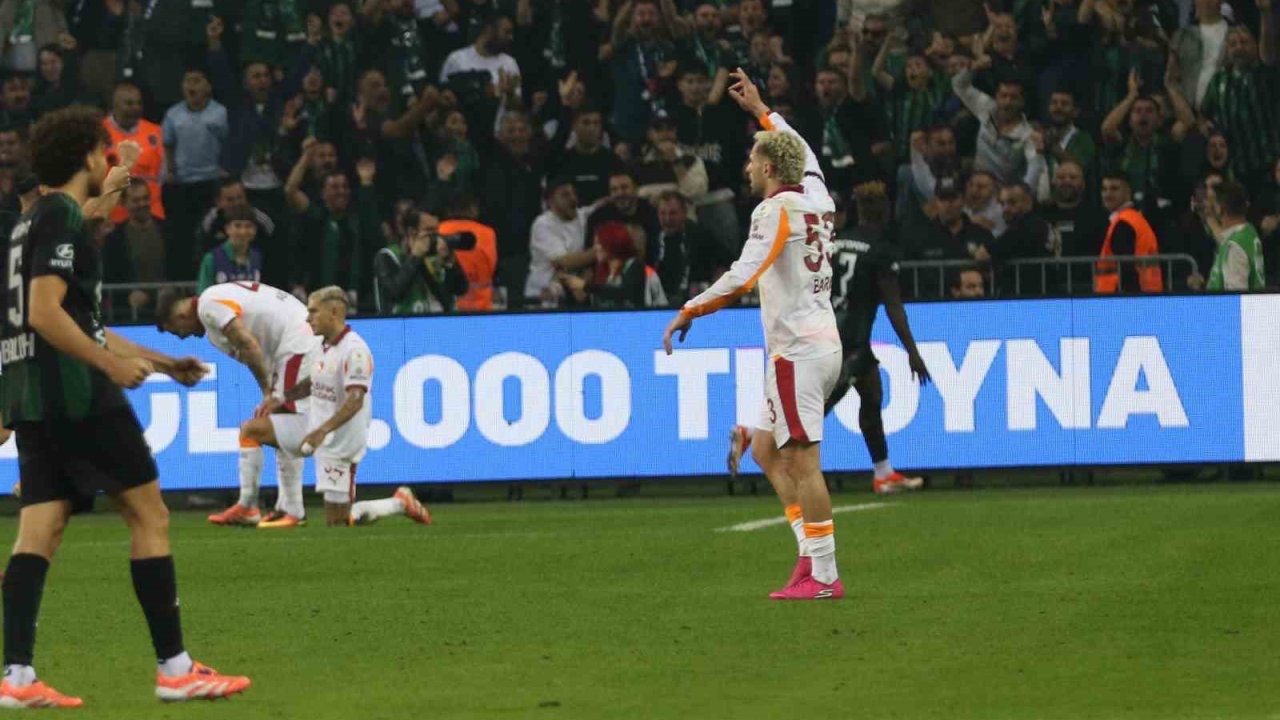 Galatasaray, ligde bu sezon ilk kez yenildi