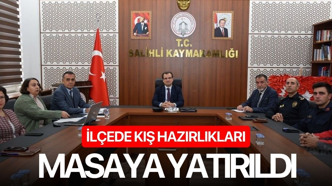 İlçede kış hazırlıkları masaya yatırıldı