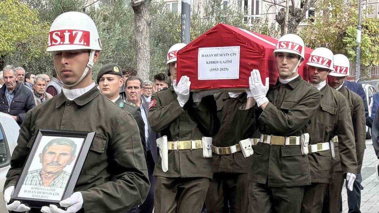 Kıbrıs Gazisi son yolculuğuna uğurlandı