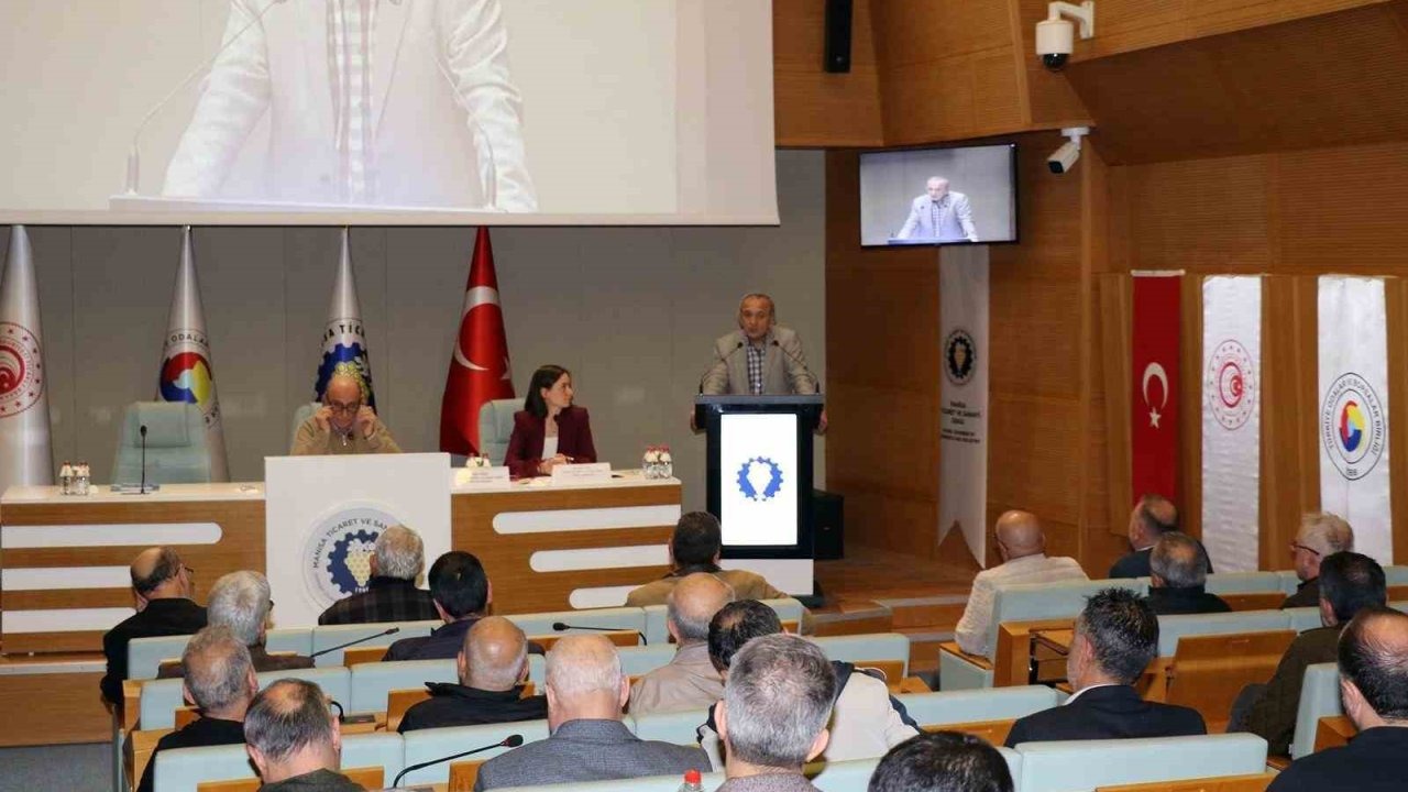 Manisa TSO Başkanı ekonomiye dair değerlendirmelerde bulundu