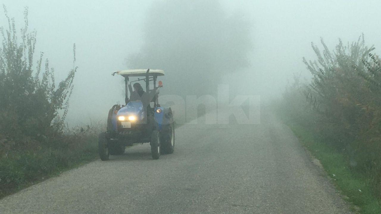 Manisa-Turgutlu Yolu'nda sis etkisini gösterdi