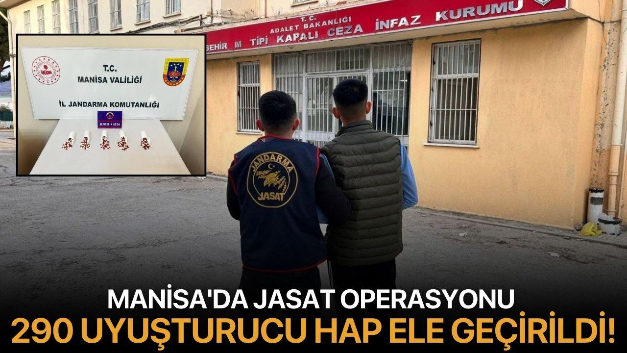 Manisa'da JASAT Operasyonu: 290 uyuşturucu hap ele geçirildi