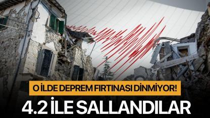 O ilde deprem fırtınası dinmiyor! 4.2 ile sallandılar