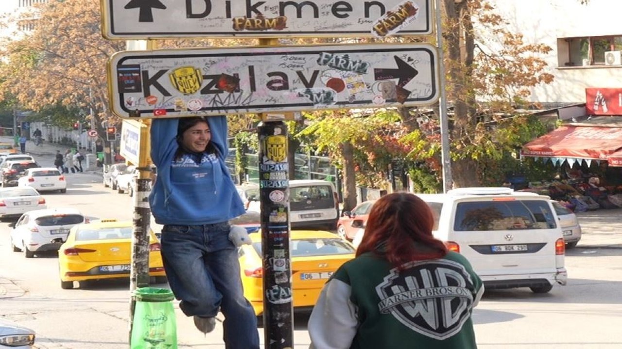 Sosyal medyada viral olan tabela yenilendi, bu kez de üzeri kirletildi!