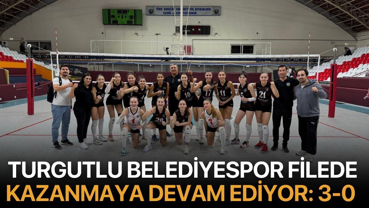 Turgutlu Belediyespor Filede Kazanmaya Devam Ediyor: 3-0