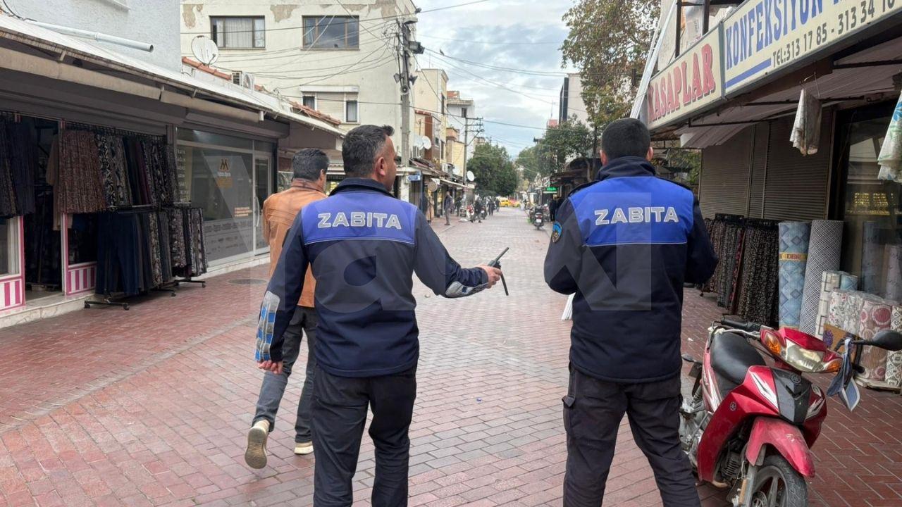 Turgutlu Zabıta Ekiplerinden Kuyumcular Çarşısı'nda denetim ve esnaflardan talep toplama