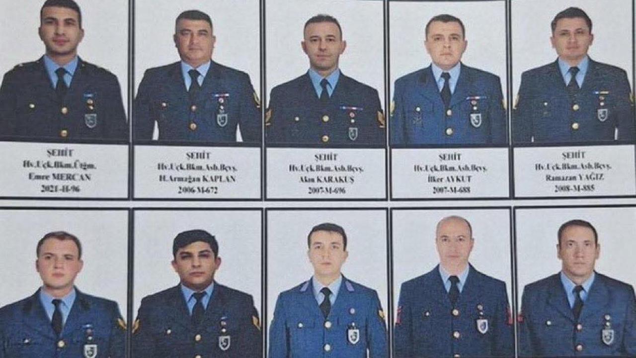 Yaşanan acı kazada hayatını kaybeden şehitlerimizin kimlikleri belli oldu