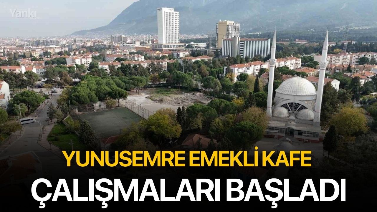 Yunusemre Emekli Kafe çalışmaları başladı