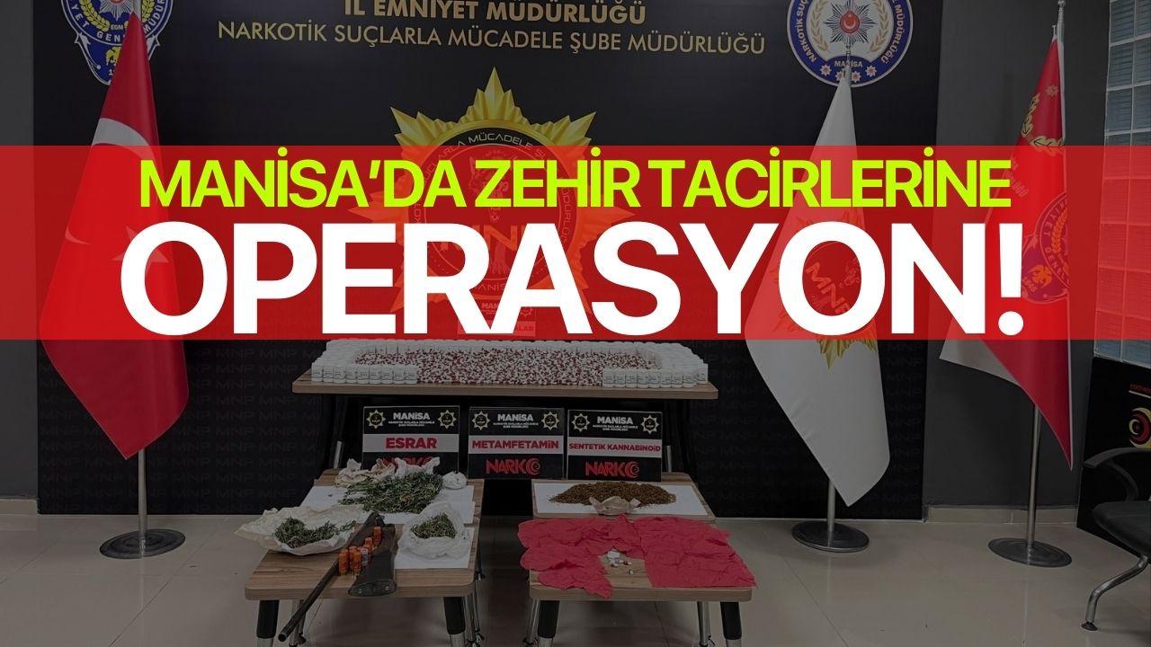 Zehir tacirlerine operasyon: 14 kişi tutuklandı