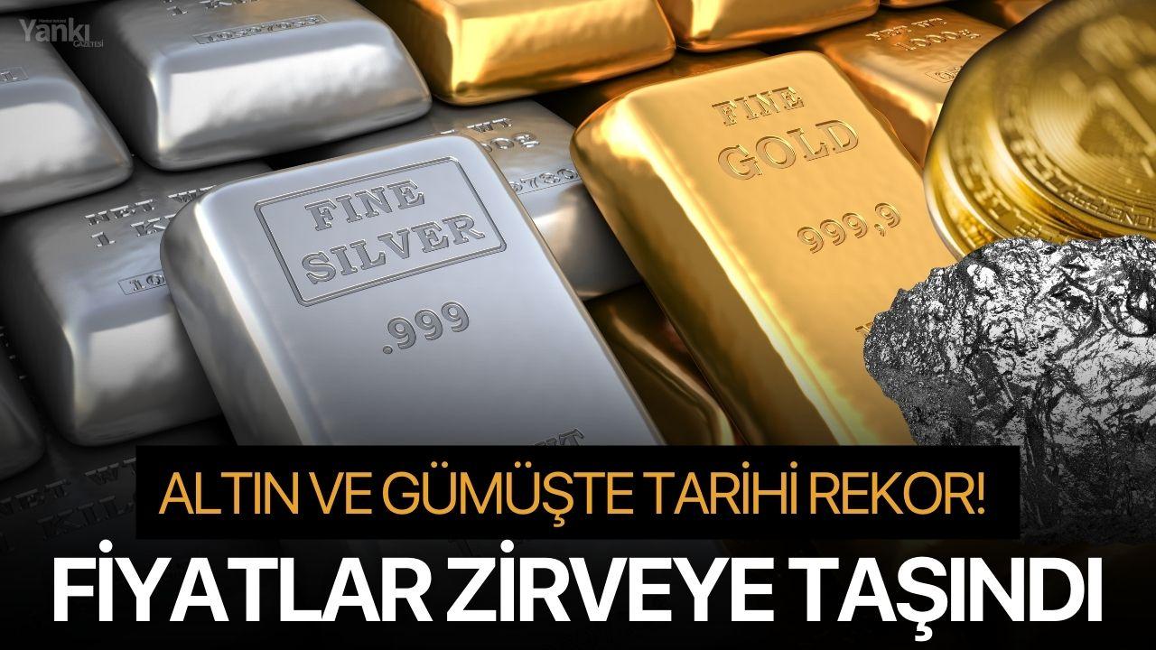 Altın ve Gümüşte Tarihi Rekor: Fiyatlar Zirveye Taşındı