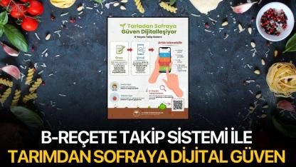 B-Reçete Takip Sistemi ile Tarımdan Sofraya Dijital Güven
