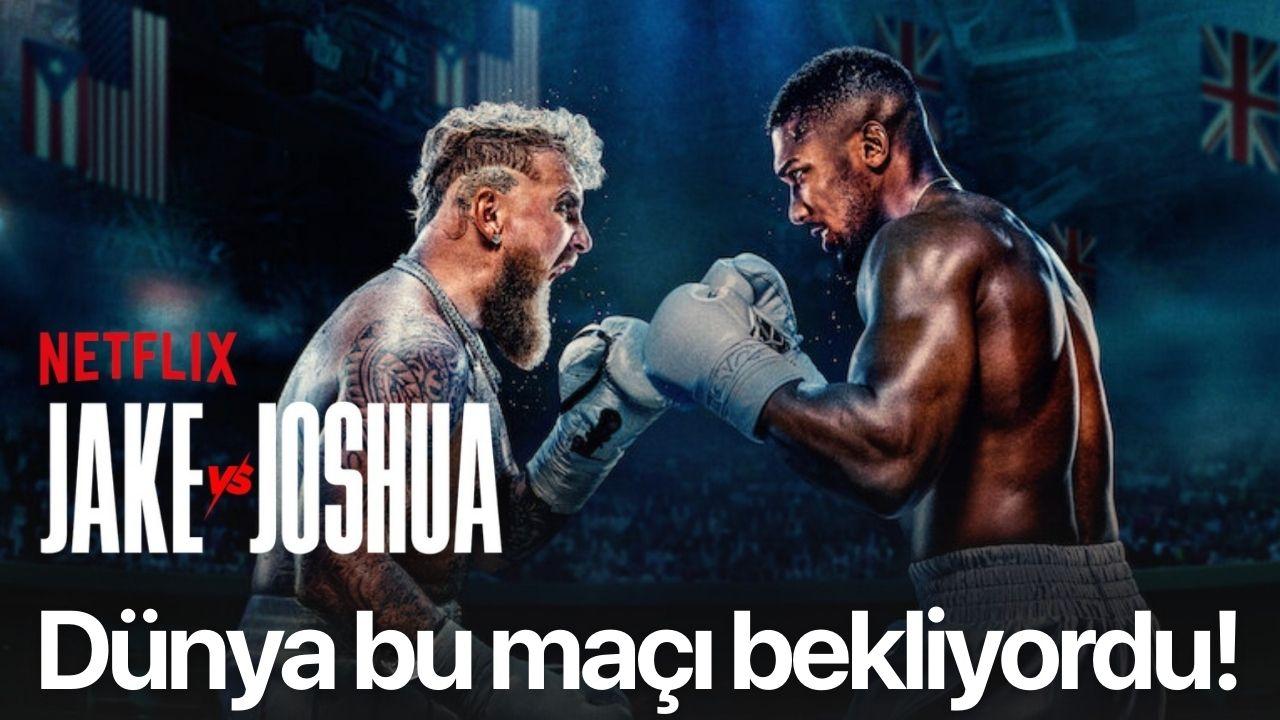 Dünyanın gözü bu maçtaydı! Anthony Joshua, Jake Paul’u 6. Rauntta Nakavt Etti