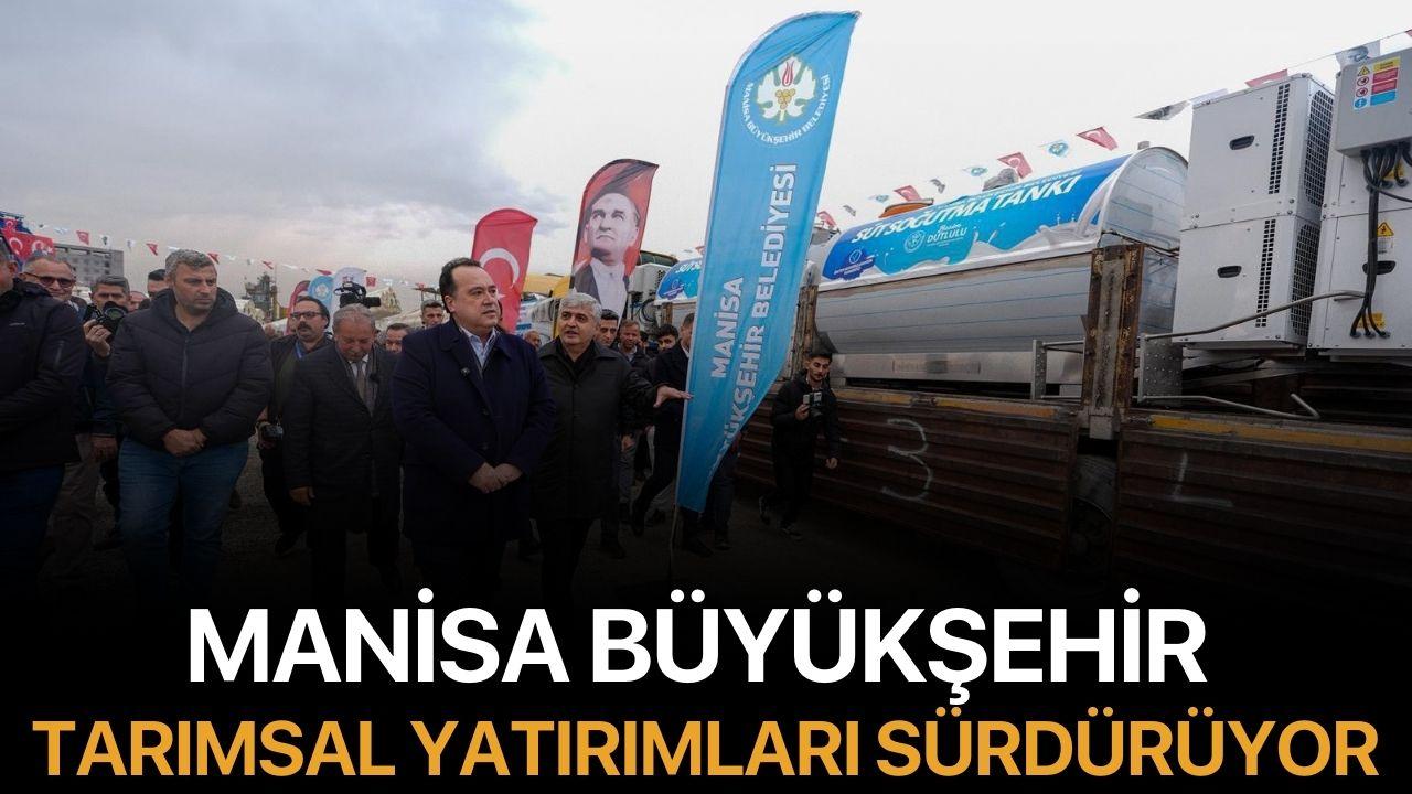 Manisa Büyükşehir Tarımsal Yatırımları Sürdürüyor