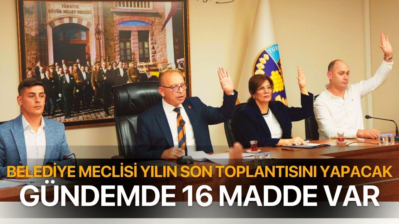 Turgutlu Belediye Meclisi Yılın Son Toplantısını Yapacak