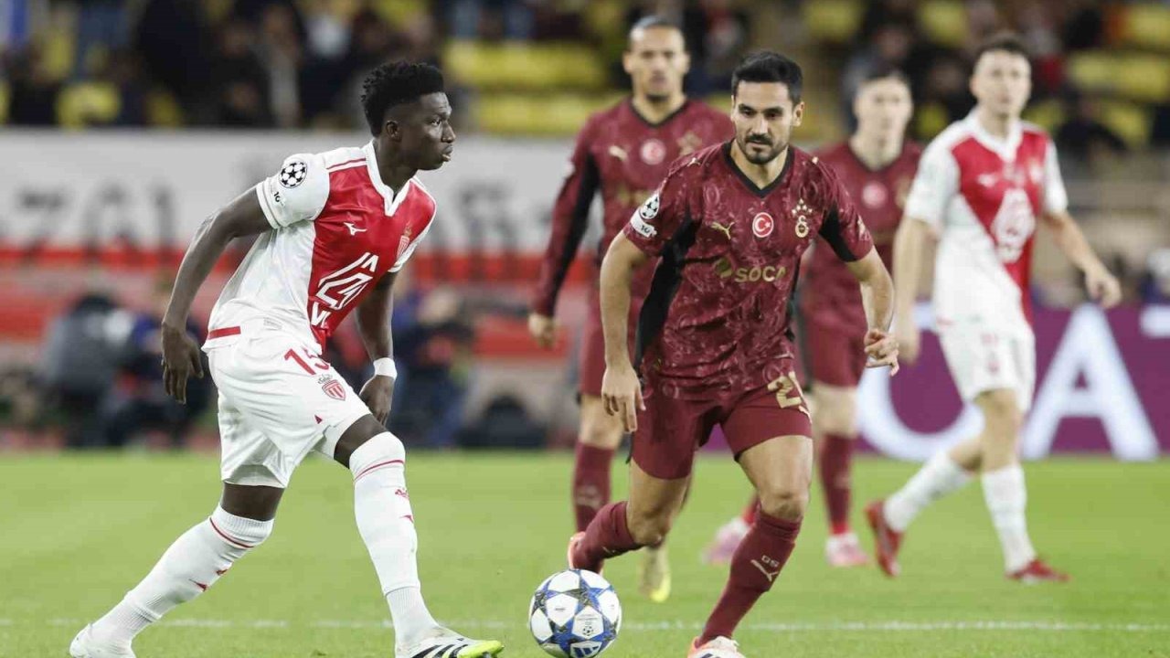 UEFA Şampiyonlar Ligi: Monaco: 0 - Galatasaray: 0 (İlk yarıdan kareler)