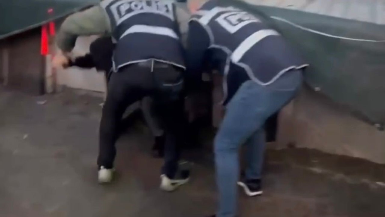 44 yıl hapis cezası varmış: Bakın nereye saklanmış!