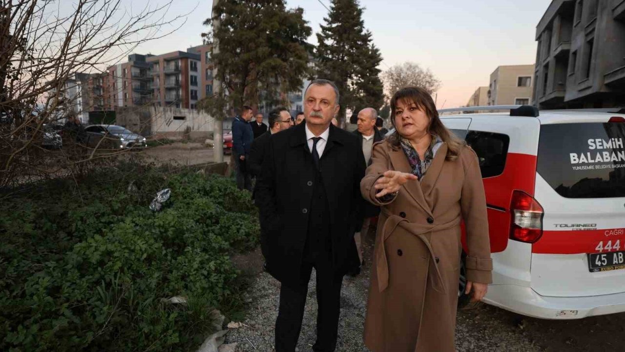 Başkan Balaban, ilçede devam eden altyapı çalışmalarını inceledi