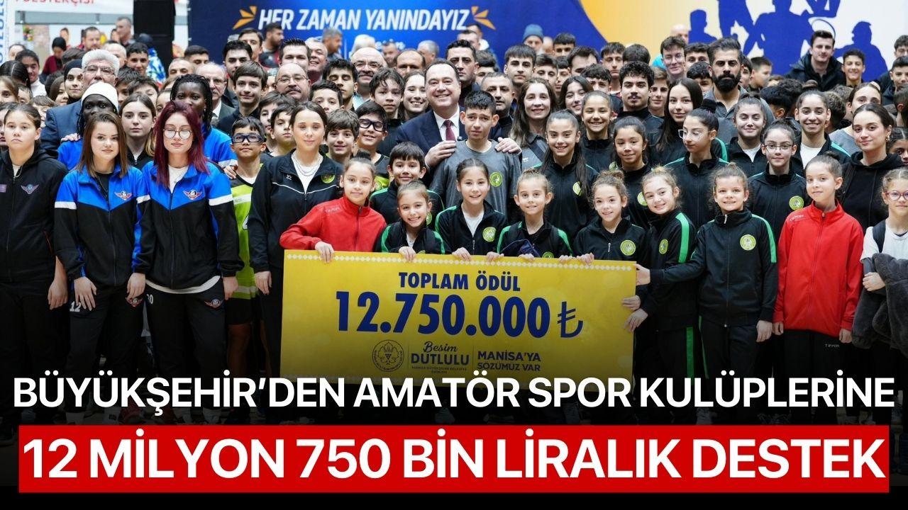 Büyükşehir’den Amatör Spor Kulüplerine 12 Milyon 750 Bin Liralık Destek