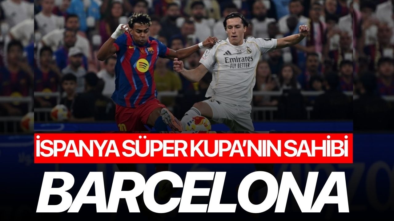 İspanya Süper Kupa’nın sahibi Barcelona
