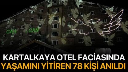 Kartalkaya otel faciasında Yaşamını Yitiren 78 Kişi Anıldı