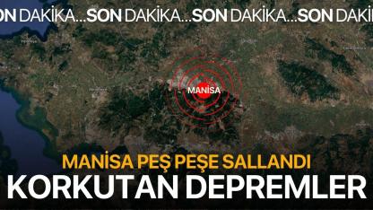 Manisa’da Gece Saatlerinde Peş Peşe Depremler Meydana Geldi
