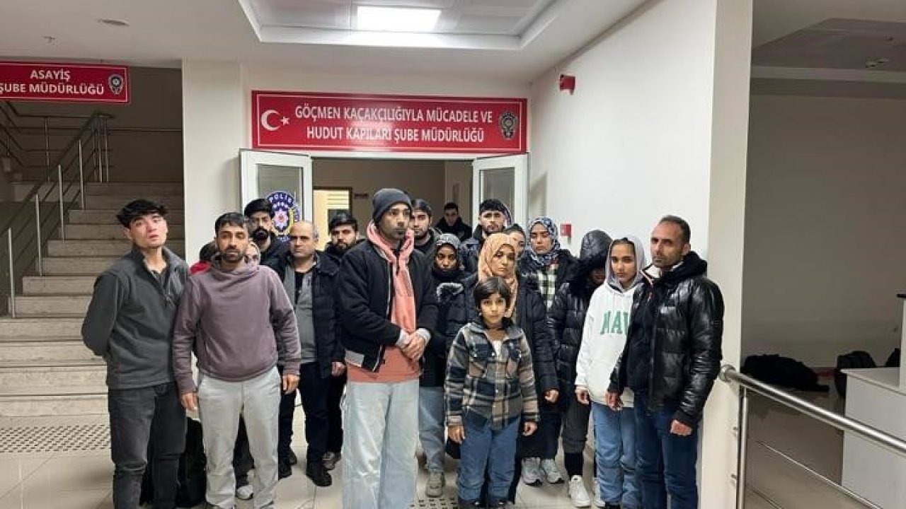 Manisa’da operasyon: 34 düzensiz göçmen yakalandı!