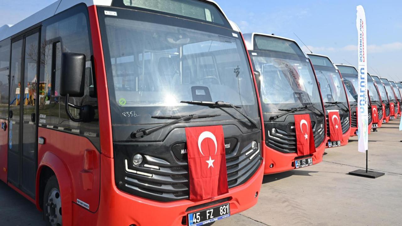 Manisa’da Toplu Ulaşıma 12 Yeni Araç! Turgutlu’da da kullanılacak