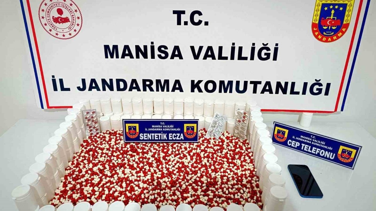 Manisa’da uyuşturucu operasyonu: 6 Bin 71 adet ele geçirildi, 1 tutuklama!