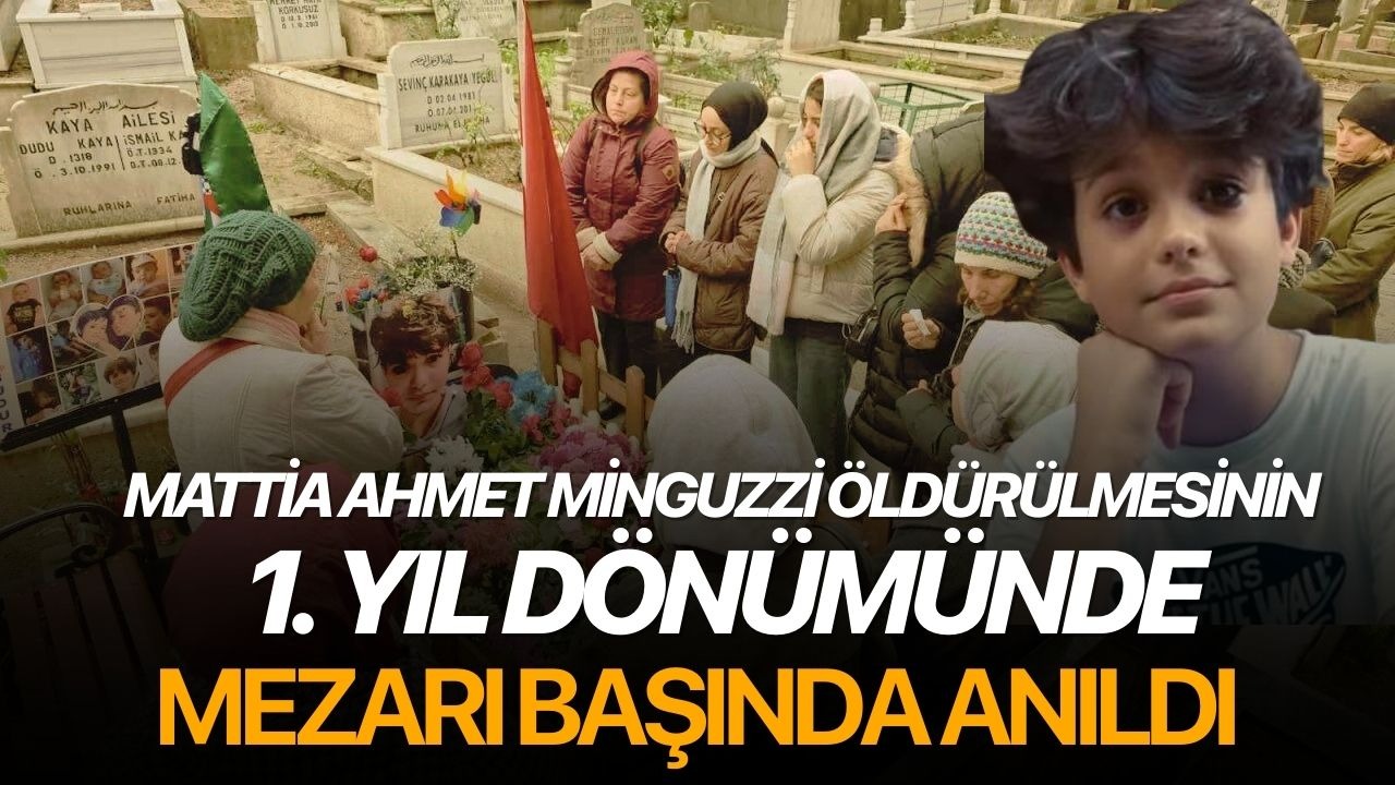 Mattia Ahmet Minguzzi öldürülmesinin 1. yıl dönümünde mezarı başında anıldı