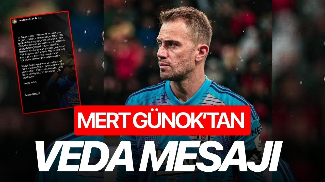 Mert Günok’tan veda mesajı