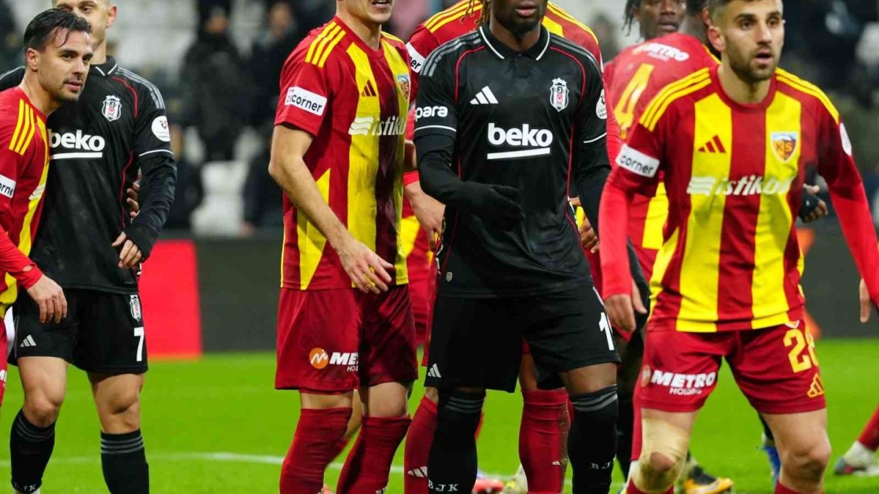 Trendyol Süper Lig: Beşiktaş: 1 - Kayserispor: 0 (Maç sonucu)