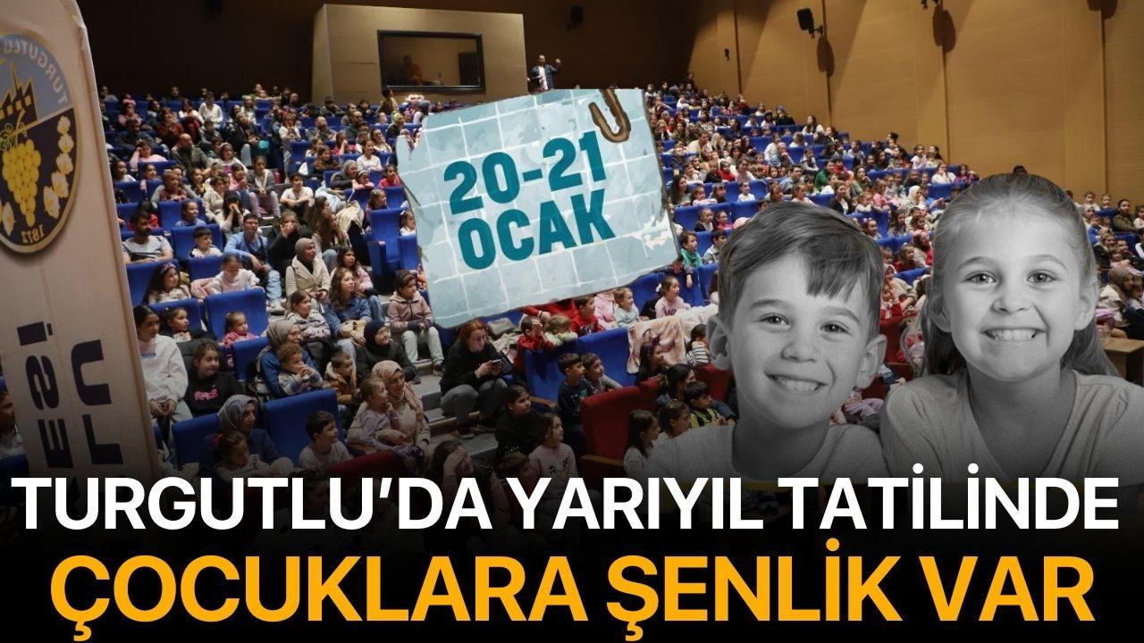 Turgutlu’da Yarıyıl Tatilinde Çocuklara Şenlik Var